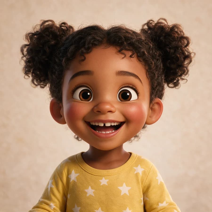 Maya drawn as a 3d feature film character